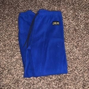 blue sweatpants